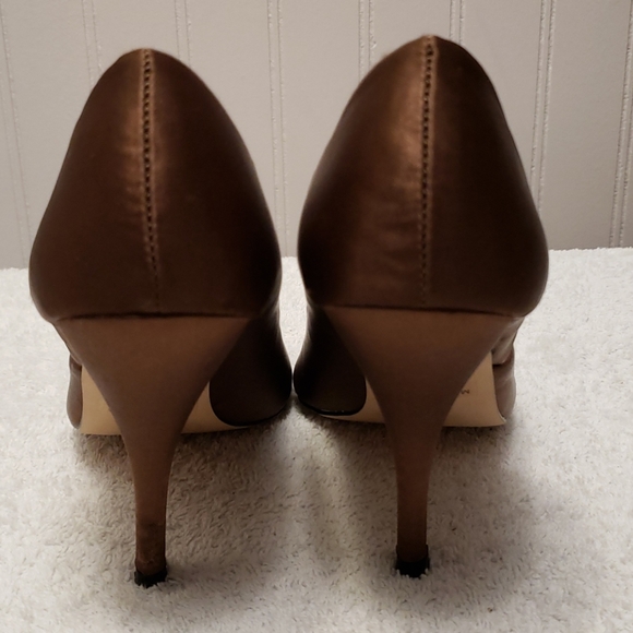 Gossip bronze colour satin peeptoe, 5 - Picture 6 of 10